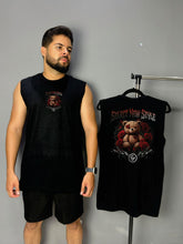 Regata Machão - Urso Street - Coroa de Rosas [PRETO]