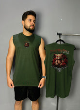 Regata Machão - Urso Street - Coroa de Rosas [VERDE]