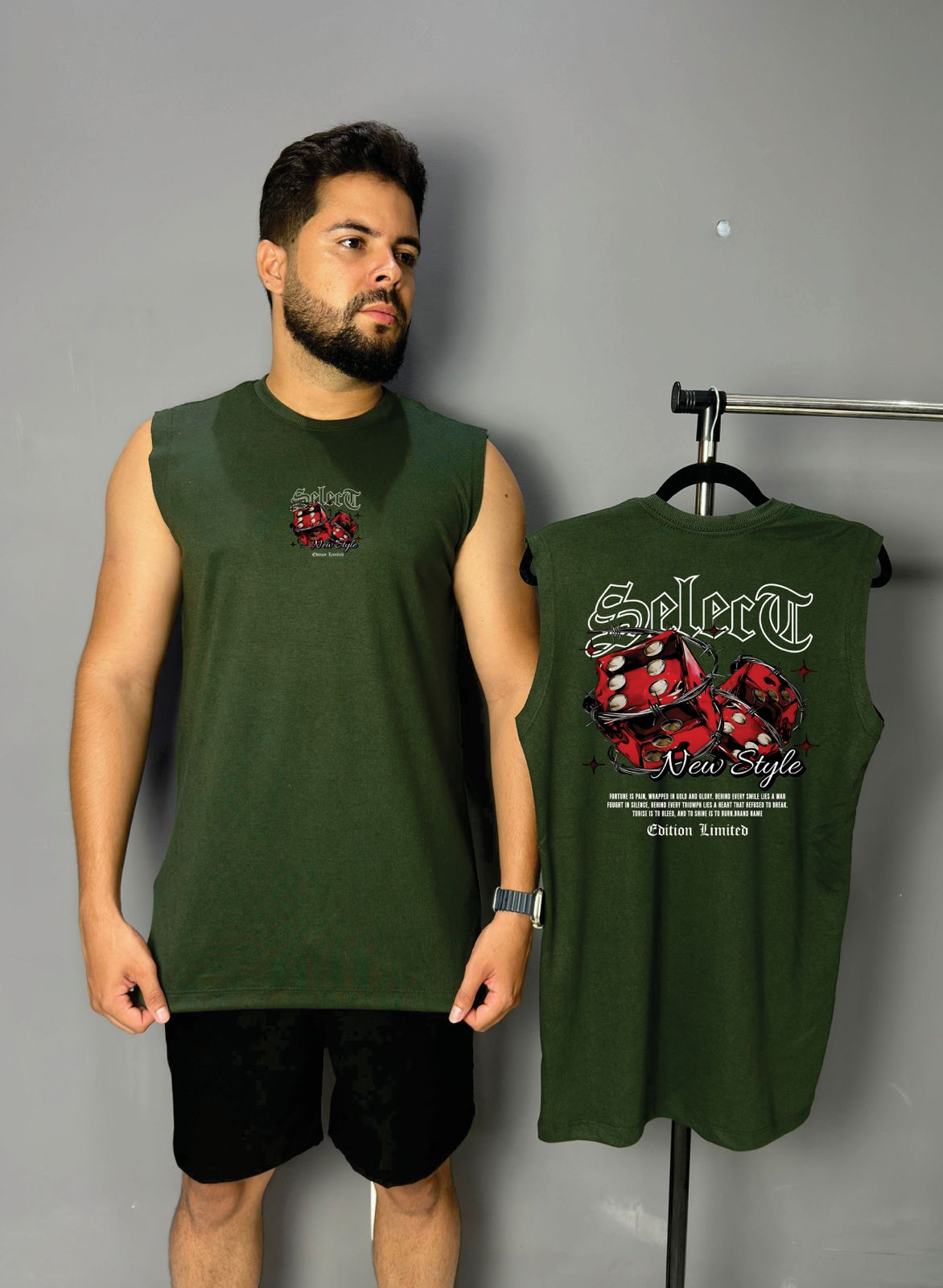 Regata Machão - Sorte de Rua -  Street [VERDE]