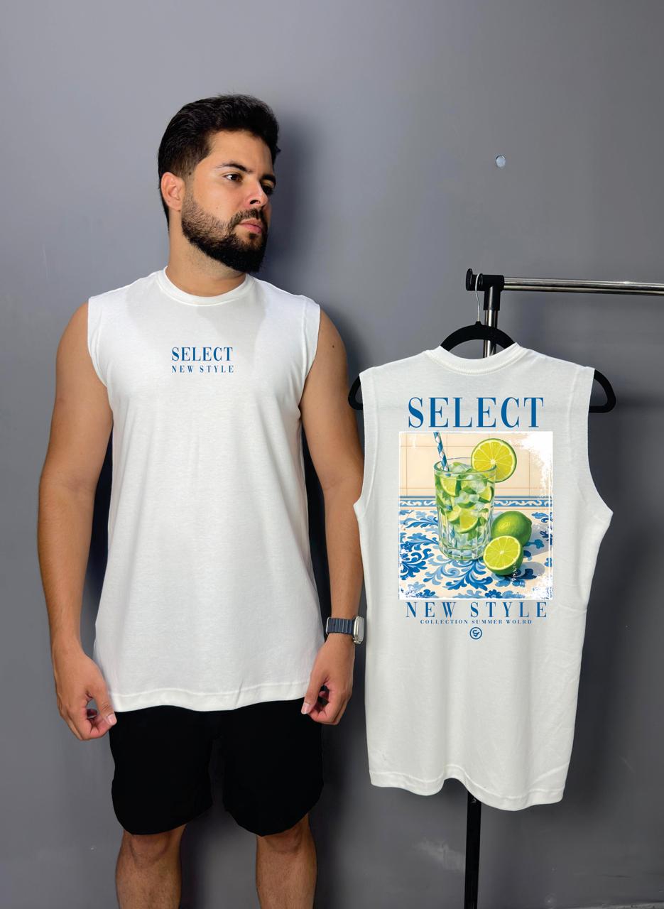 Regata Machão  Drik Lemon [BRANCO]