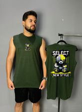 Regata Machão - Urso Street Style [VERDE]